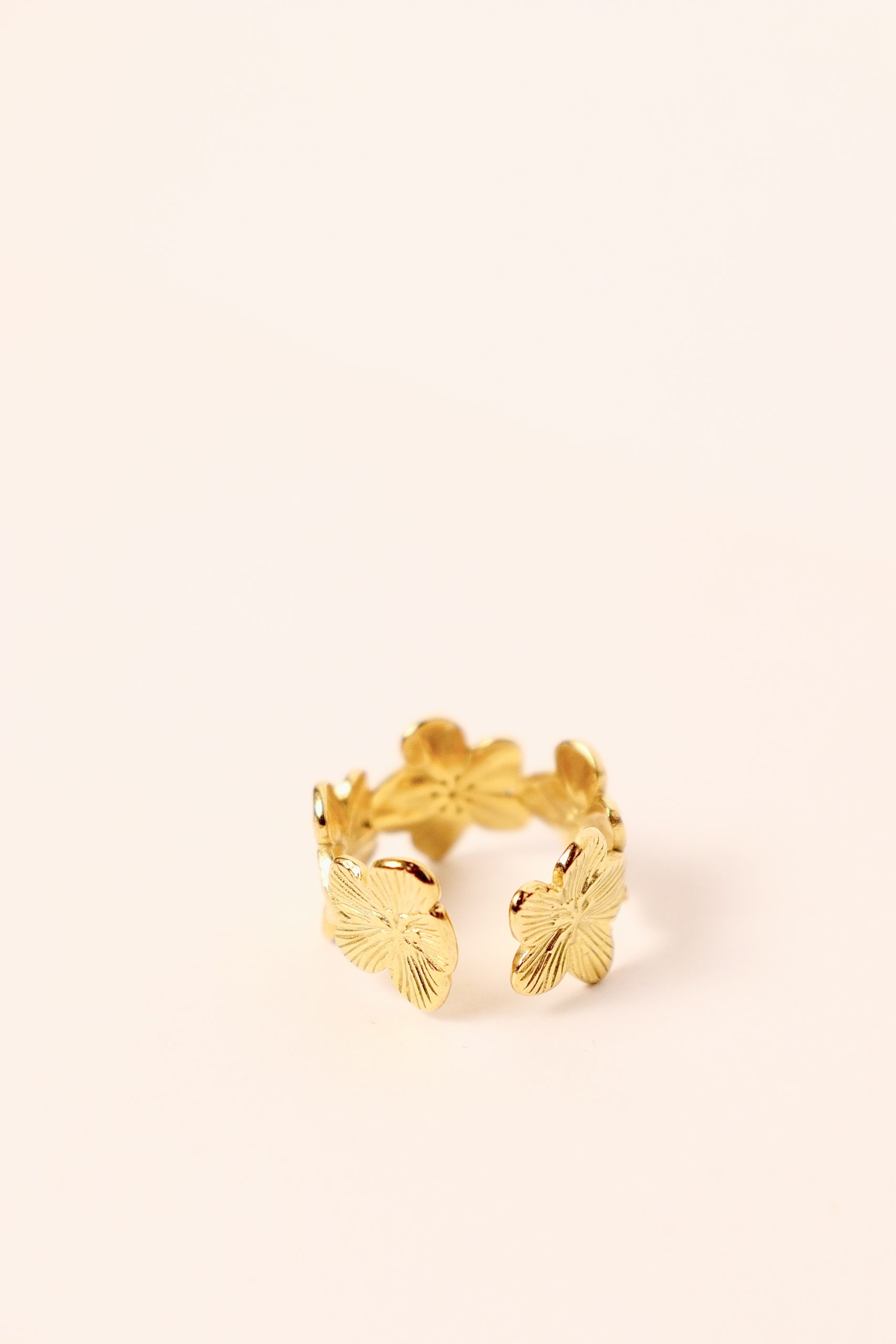 Bague réglable fleur de cerisier