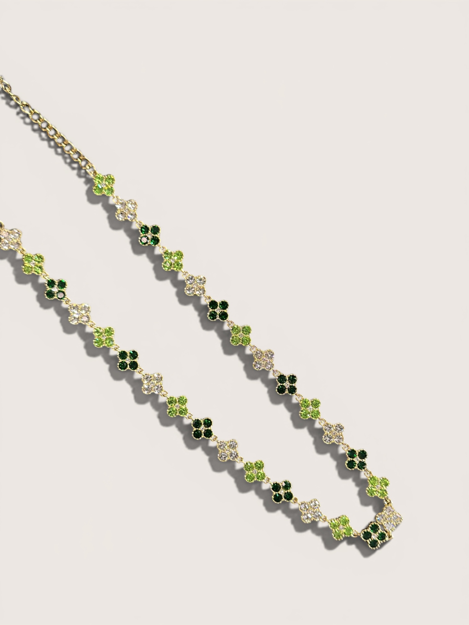 Collier trèfle éclat