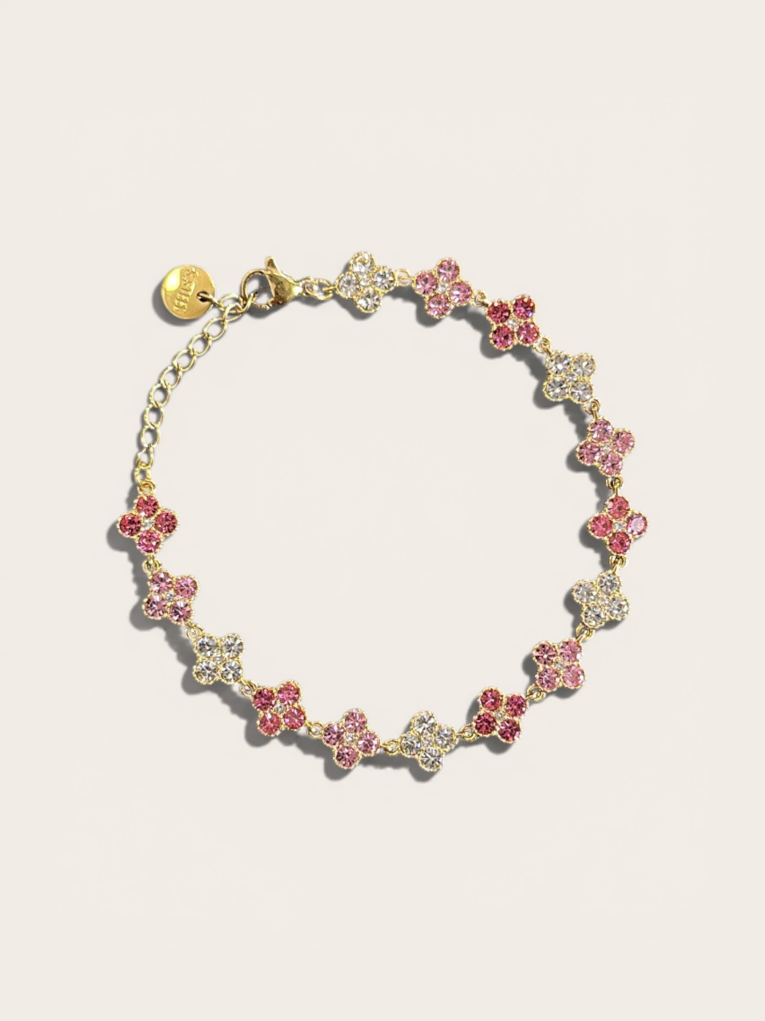 Bracelet trèfle éclat
