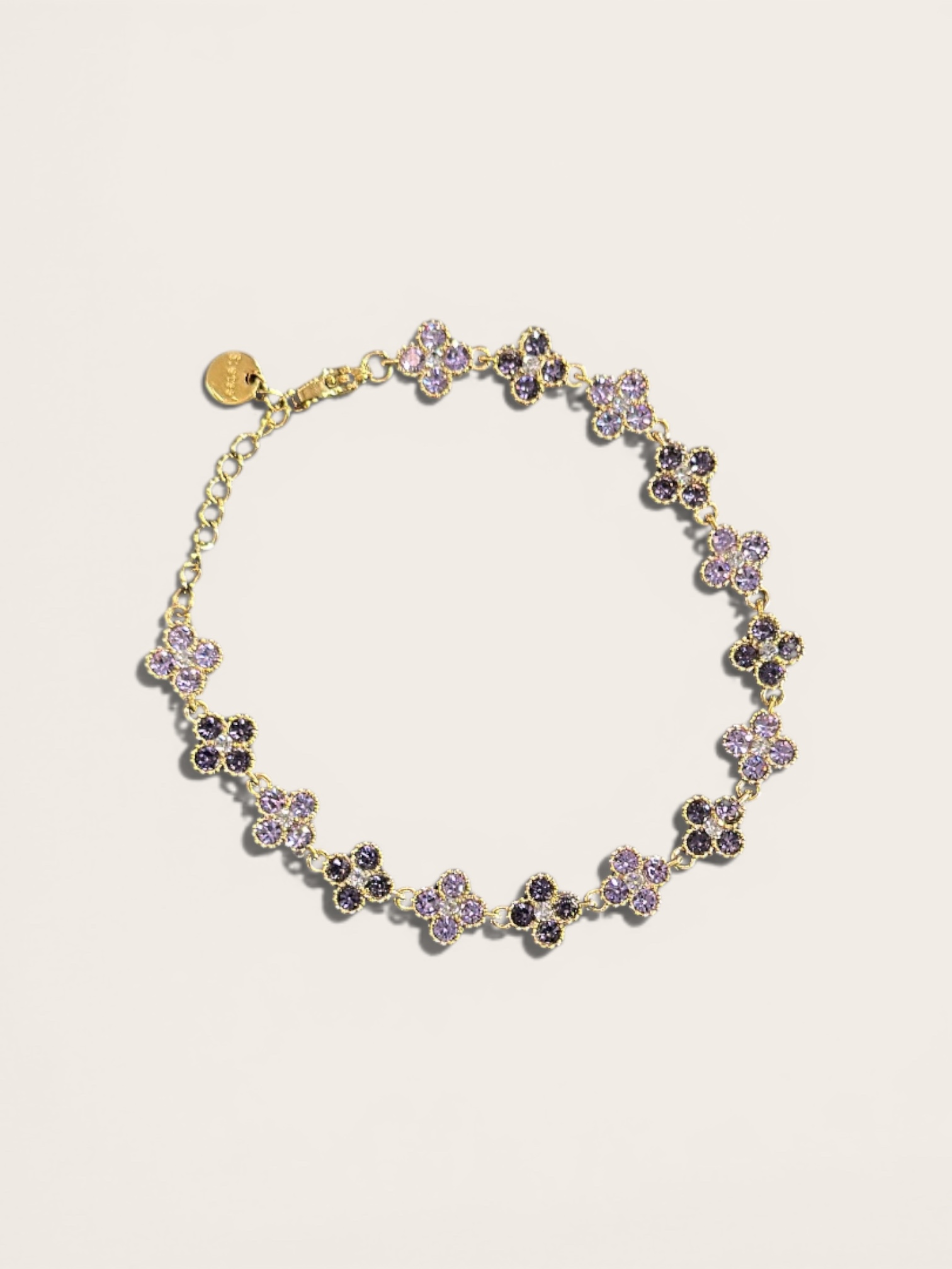 Bracelet trèfle éclat