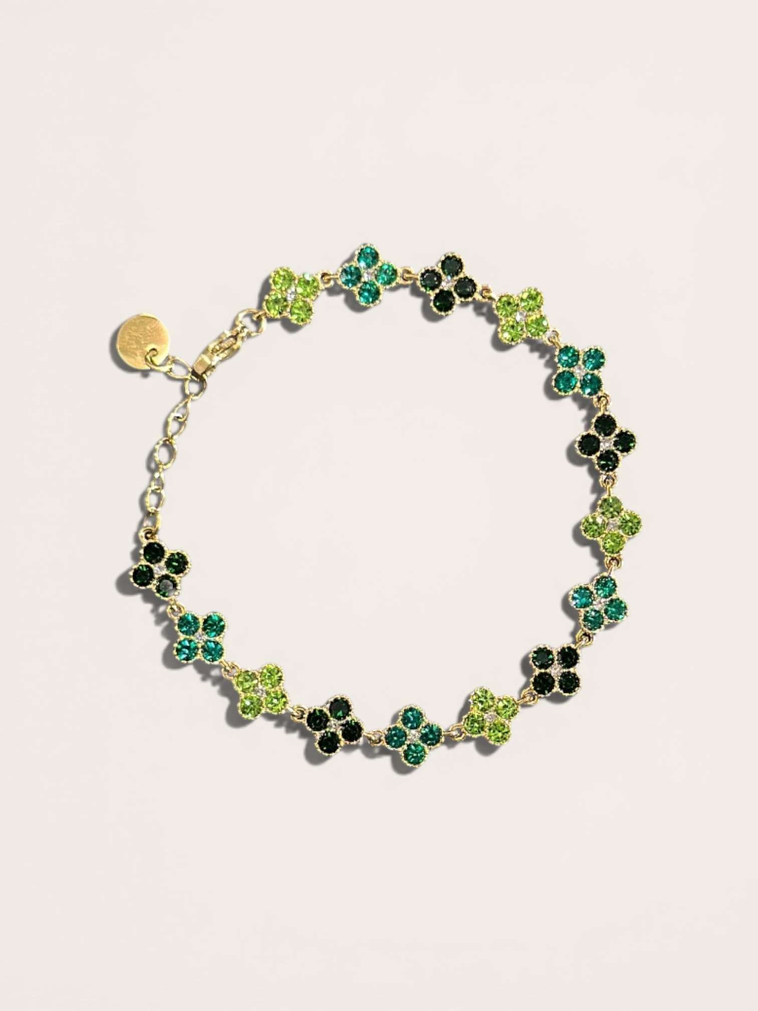 Bracelet trèfle éclat