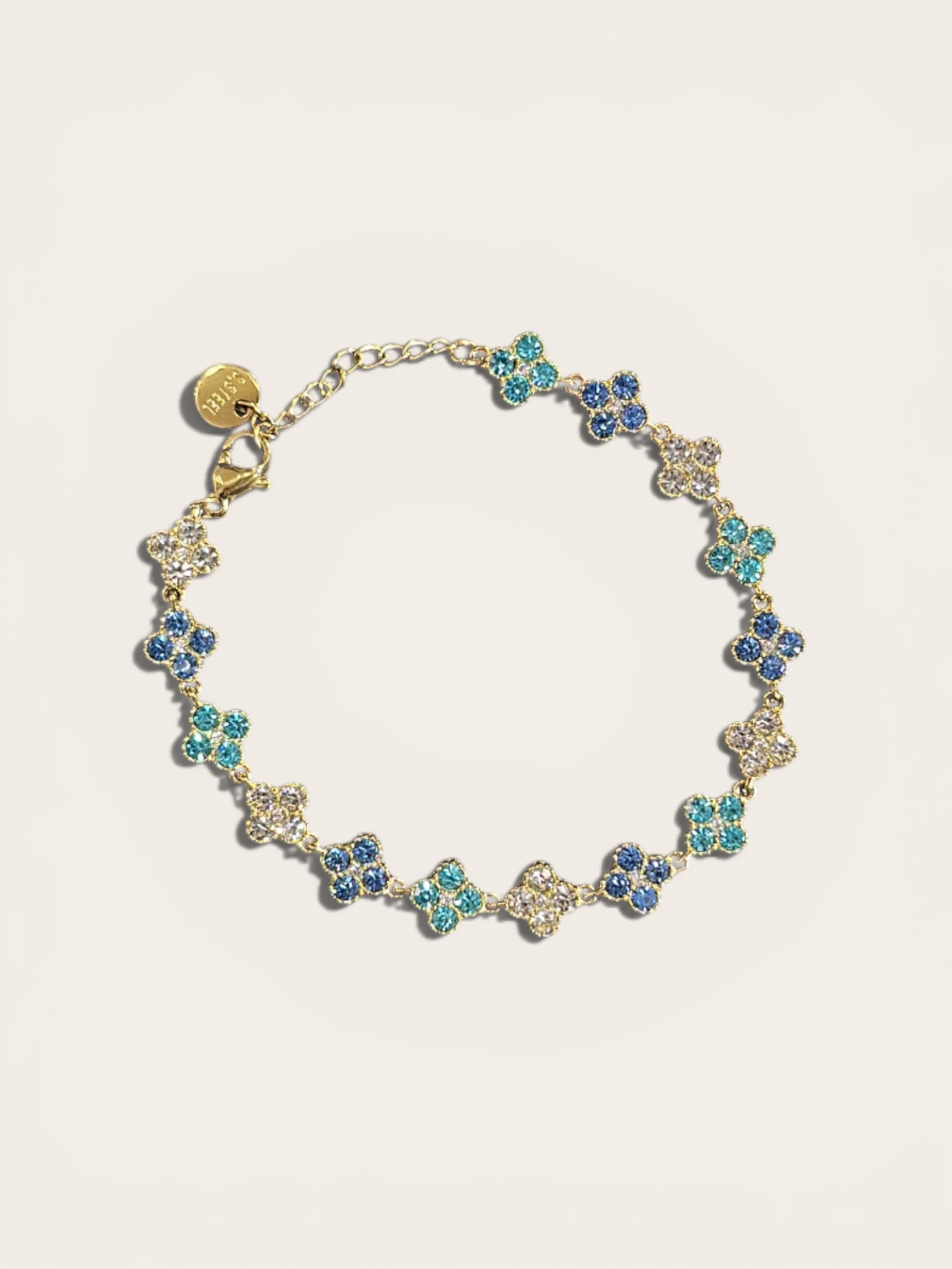 Bracelet trèfle éclat