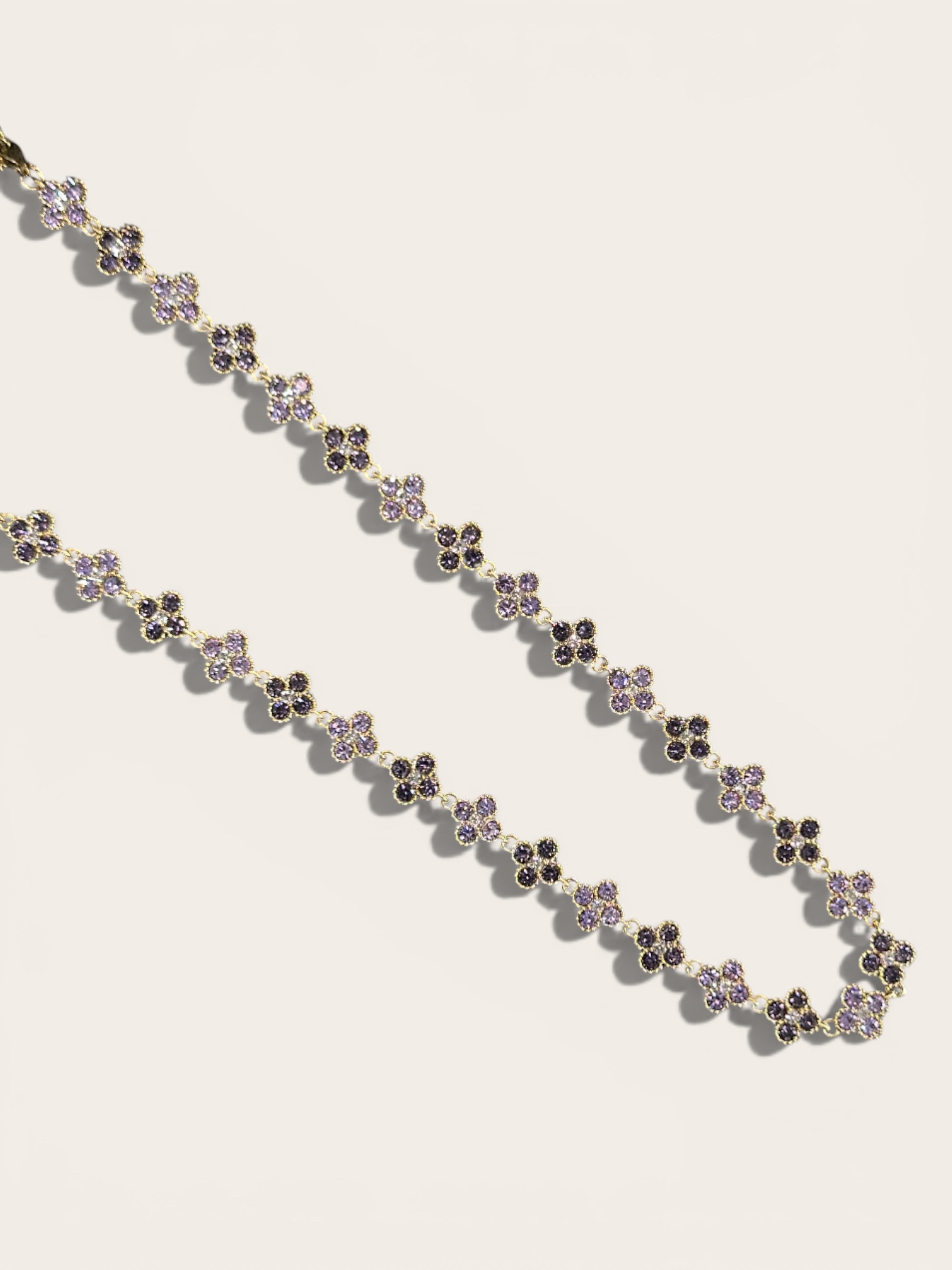 Collier trèfle éclat