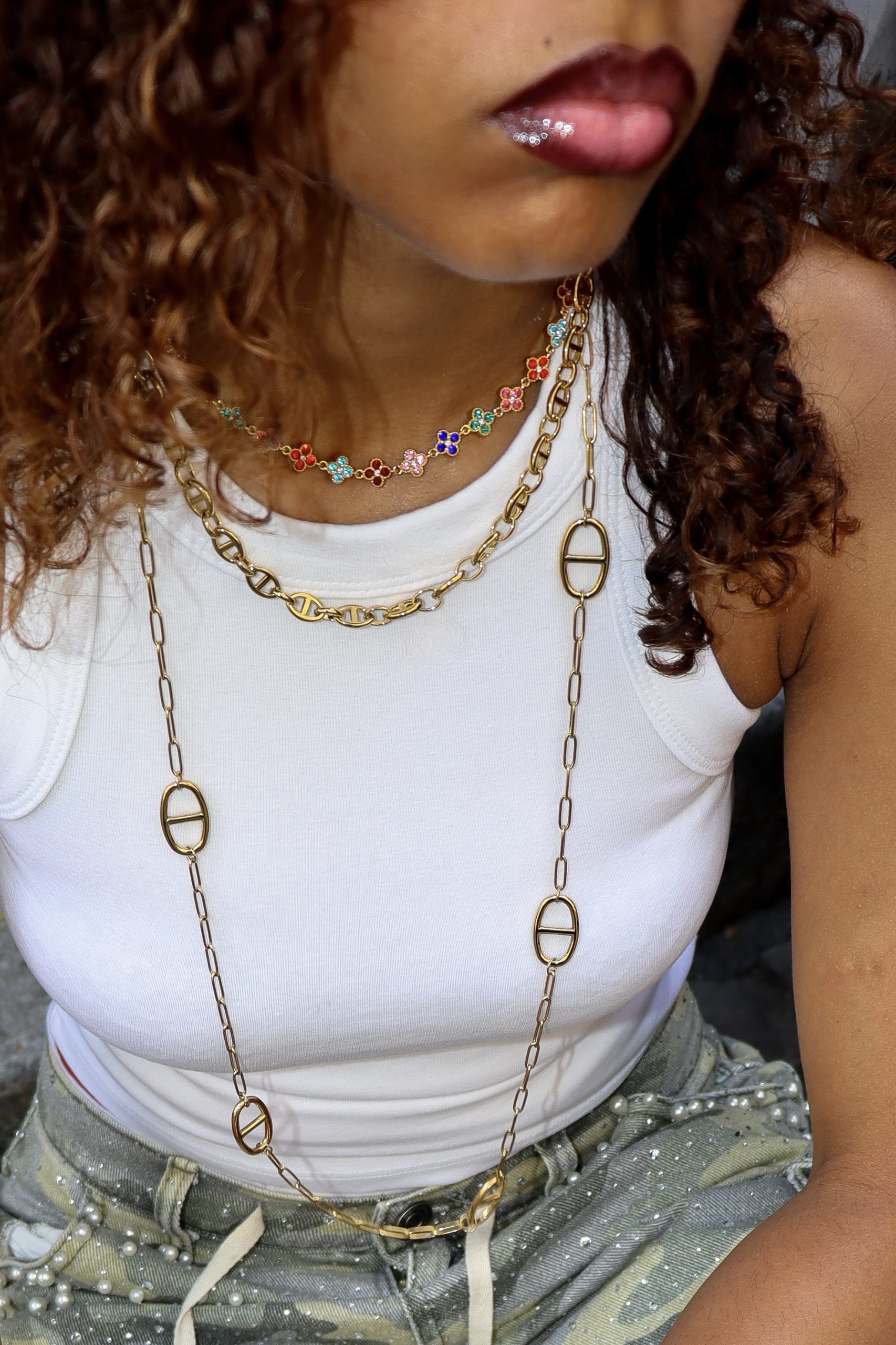 Collier Fleurs "Paris"