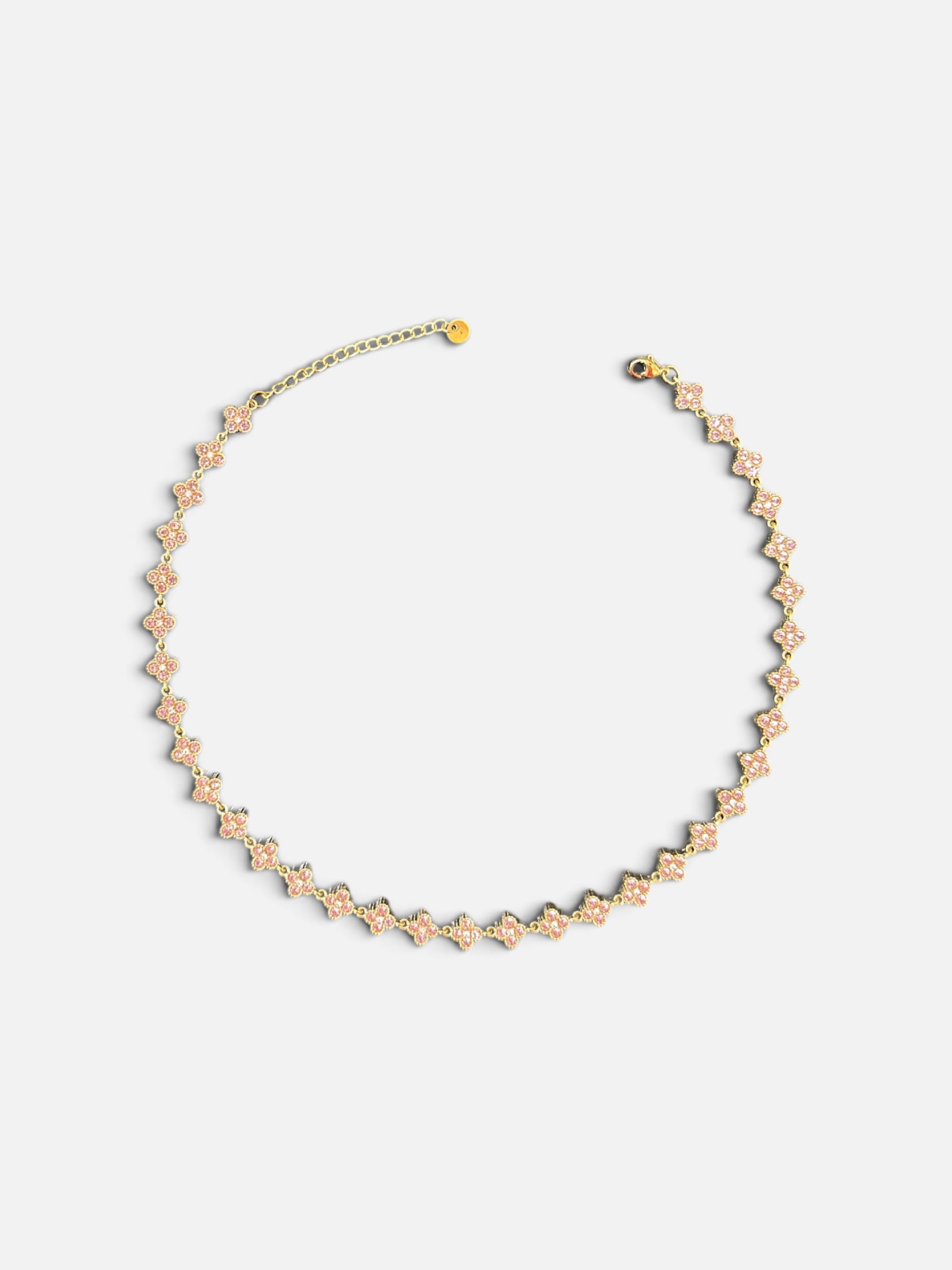 Collier Fleurs Roses