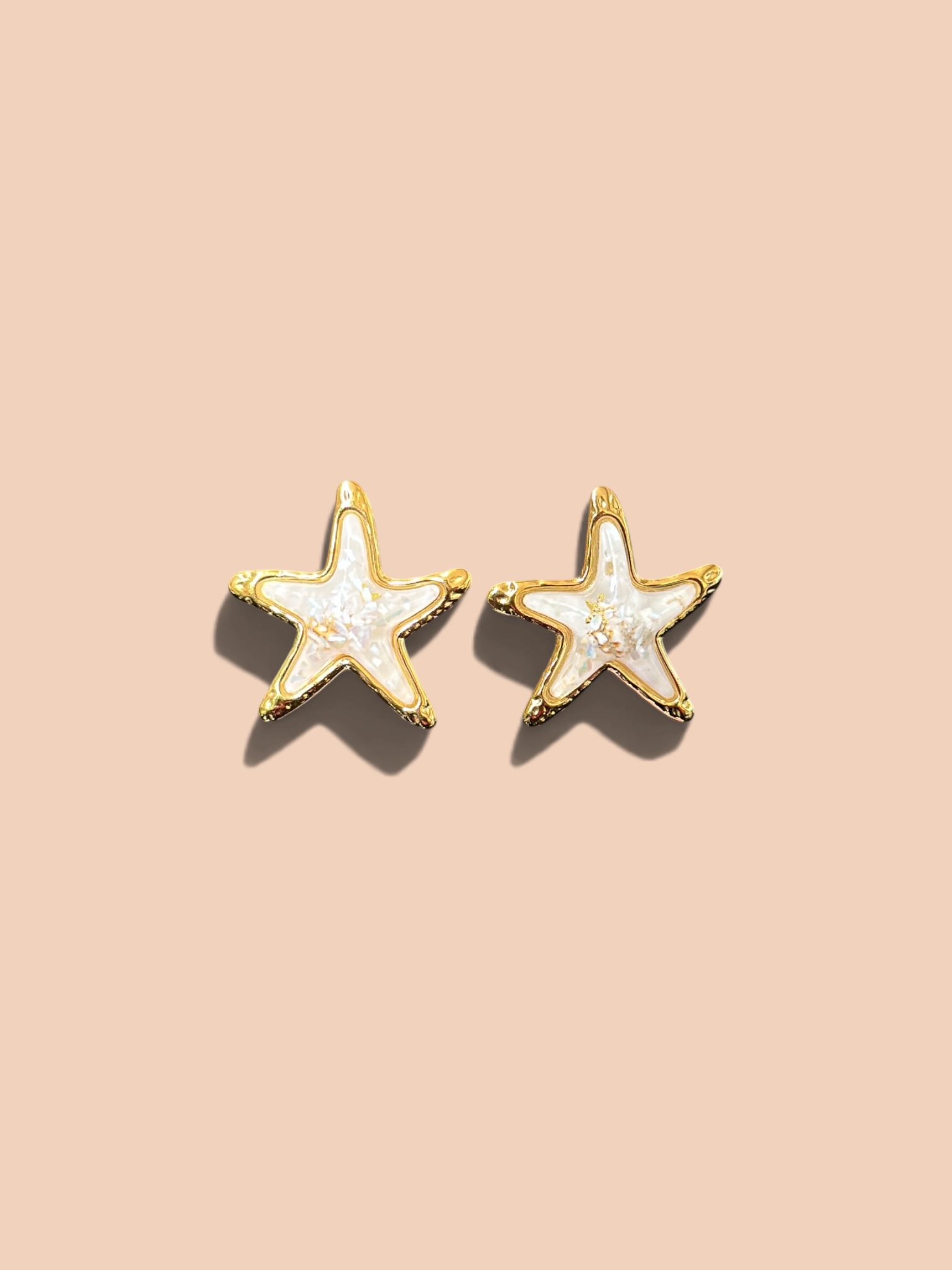 Boucles d’oreilles Étoiles Nacrées