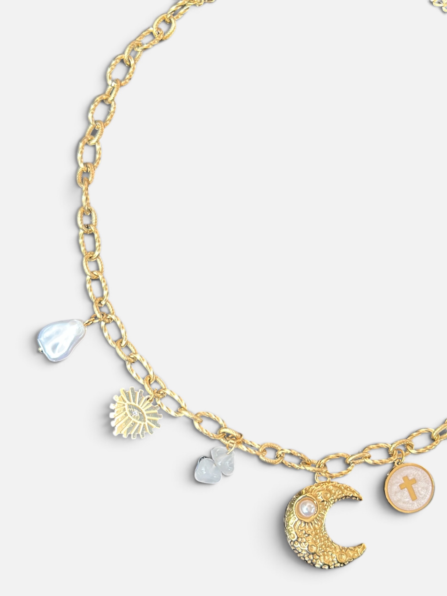 Collier Charms Lune