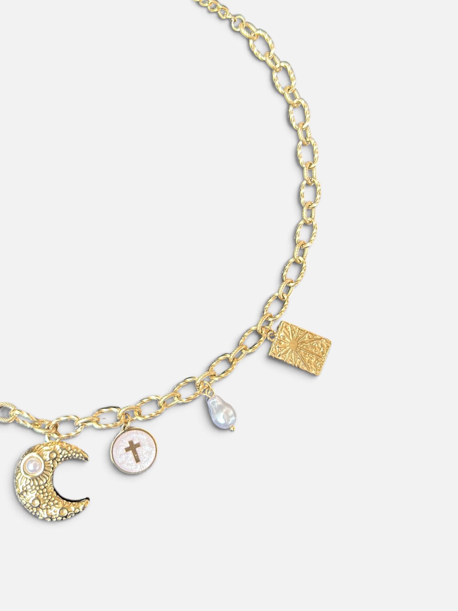 Collier Charms Lune